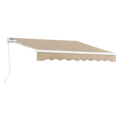 Store Banne Bitonto avec Manivelle 300 x 250 cm Beige en.casa
