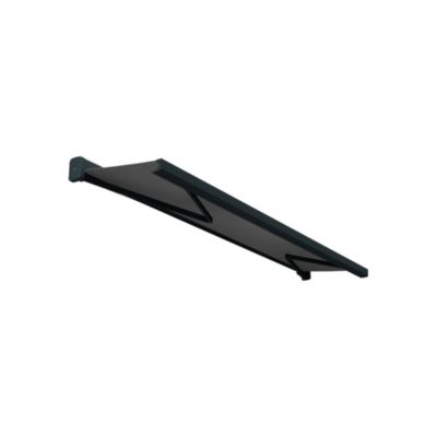Store banne coffre AMURI 6,00 x 3,50m (Motorisé à Télécommande + LED + manœuvre de secours - Gris clair - Gris anthracite)