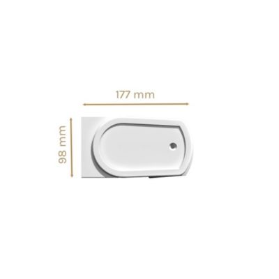 Store banne coffre intégral CINABRE 2,50x1,50 M (Motorisé à Interrupteur - Armature blanc - Toile écrue)