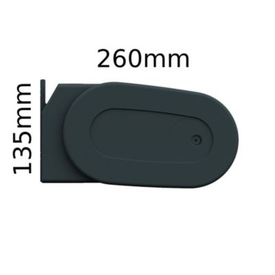 Store banne coffre intégral HEVOA 3,00x2,00 M (Motorisé Secours à Télécommande - Armature gris anthracite - Toile écrue)