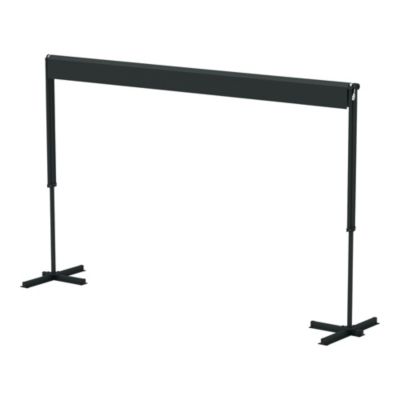 Store banne double pente rétractable à poser Ariano 4 x 3 m gris anthracite