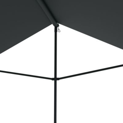 Store banne double pente rétractable à poser Ariano 4 x 3 m gris anthracite