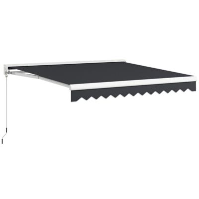 Store banne électrique manuel rétractable dim. 2,95L x 2,50l m anthracite