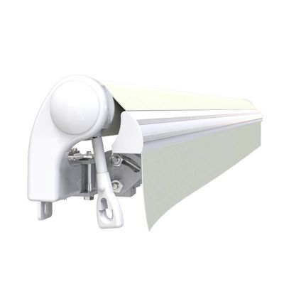 Store banne manuel 2,5 x 2 m Monobloc pour terrasse - Ecru - Sunny Inch