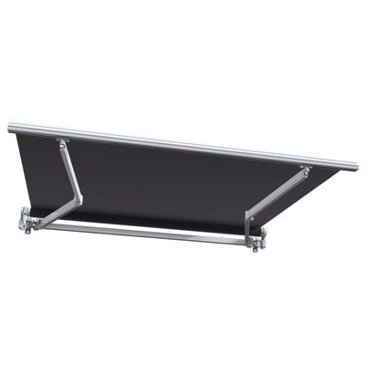 Store banne manuel 3,6 x 3 m Monobloc pour terrasse - Gris anthracite - Sunny Inch