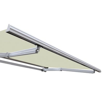 Store banne manuel Demi coffre 2,5 x 2 m pour terrasse - Ecru - Sunny Inch