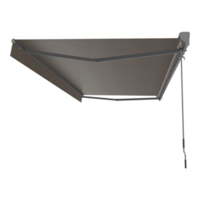 Store banne manuel gris 3x2.5 m avec semi coffre Jagua Klikstrom