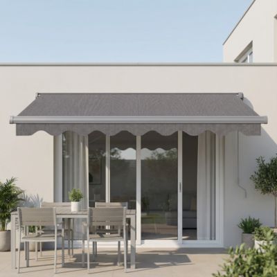 Store banne manuel sans coffre Griffin L. 300 cm x P. 250 cm Blooma