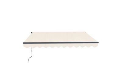 Store banne monobloc Beige VECCHIO 3m x 2,5m - Toile premium 320g/m2