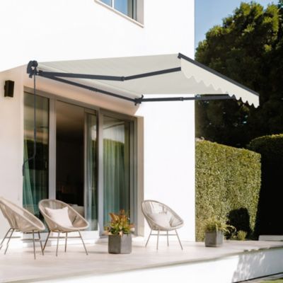 Store banne monobloc VECCHIO 2,5m x 2m - Toile premium 320g/m2 Beige