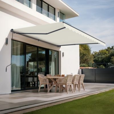 Store banne monobloc VECCHIO 4m x 3m - Toile premium 320g/m2