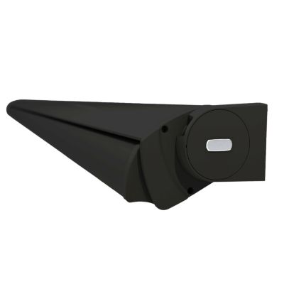 Store banne motorisé avec coffre intégral - armature noire 6020 - moteur à gauche - 6 x 3,5m TechSun