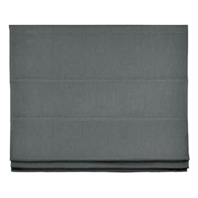 Store bateau Lin Easyfix - pas besoin de percer gris 45 x 180 cm