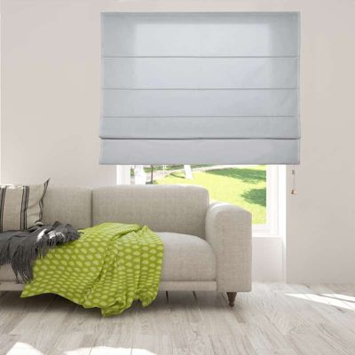 Store Bateau Blanc Sans Tige STORESDECO - 75x175 Cm Tamisant Pour Fenêtres Et Portes