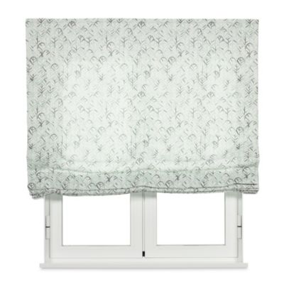 Store Bateau (sans baleines) Tamisant Leaf Vert 165 X 175 ,