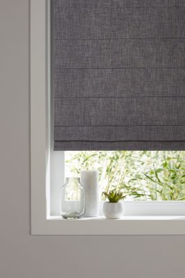 Store bateau tamisant Soyo gris foncé l.60 x H.160cm Goodhome