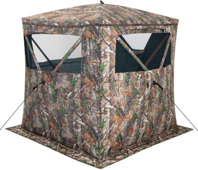 Store de Chasse Portable pour 2 à 3 Personnes, Tente de Chasse Instantanée Vue Dégagée à 270 Degré