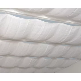 Store de toit manuel pour pergola 300 x 610 cm blanc