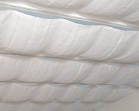 Store de toit manuel pour pergola 300 x 851 cm blanc