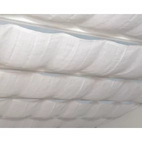 Store de toit manuel pour pergola 300 x 971 cm blanc