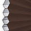 Store double plissé Geom C02 C04 chocolat