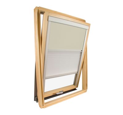 Store Duo compatible fenêtre de toit VELUX  pour dimension SK08 - Beige
