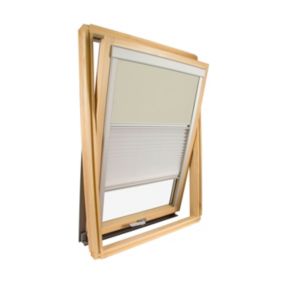 Store Duo compatible fenêtre de toit VELUX  pour dimension SK08 - Beige