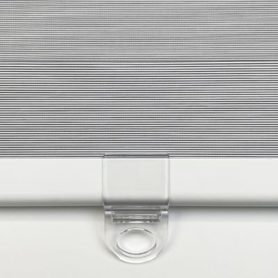 Store enrouleur automatique jour/nuit 37x160cm rayé gris Madeco
