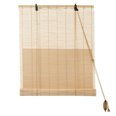 Store enrouleur bambou aspect naturel 60 x 180 cm