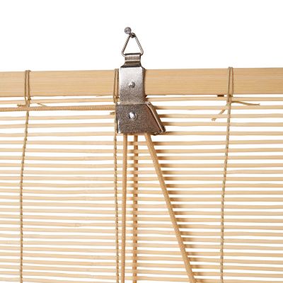 Store enrouleur bambou aspect naturel 90 x 180 cm