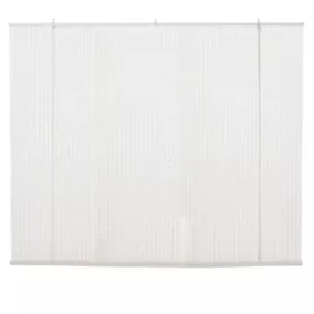 Store enrouleur bambou Colours Java blanc 180 x 180 cm