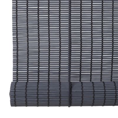 Store enrouleur bambou Colours Java gris 180 x 180 cm