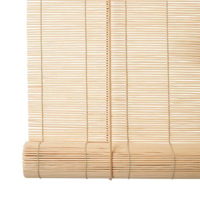 Store Enrouleur Bambou Naturel,Store en Bambou Opaque à tirage latéral, Stores À Rouleaux Occultant,75% Protection Solaire Intimité Écran,pour  Fenêtres et Portes,Largeur×Hauteur (70cm x 260cm) : : Cuisine et  Maison