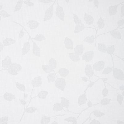 Store enrouleur Colours Azzuro polyester blanc fleurs 45 x 195 cm
