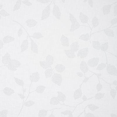 Store enrouleur Colours Azzuro polyester blanc fleurs 55 x 195 cm