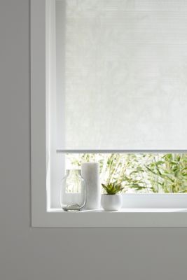 Store enrouleur Colours Ist blanc lignes 180 x 195 cm