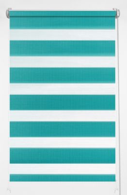 Store enrouleur DECORI Jour et Nuit 105X150 1809 turquoise, 1 pièce