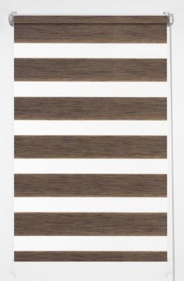 Store enrouleur DECORI Jour et Nuit 120X150 3004 brun, 1 pièce