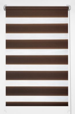 Store enrouleur DECORI Jour et Nuit 55X150 06 brun, 1 pièce