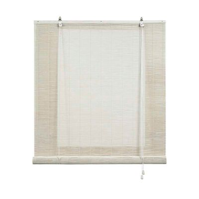 Store Enrouleur en Bambou Blanc 90 x 175 cm