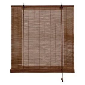 Store Enrouleur en Bambou Brun escuro  150 x 175 cm