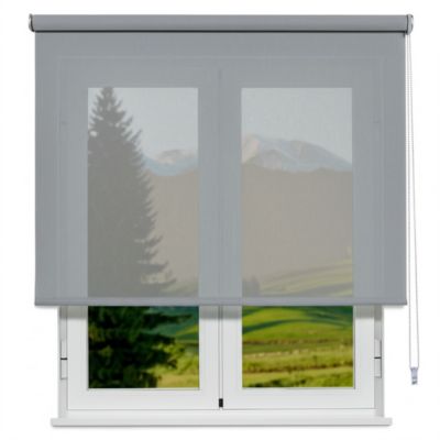Store Enrouleur Isolant Thermique Screen Degré d'ouverture 10%  Gris Perle 105 X 250cm , Viewtex
