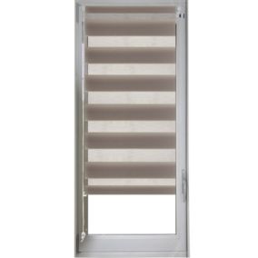 Store enrouleur jour/nuit (42x170 cm - Taupe)