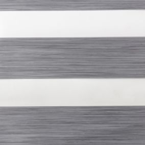 Store enrouleur jour/nuit Brize pose facile gris chiné L.180 x l.90cm GoodHome