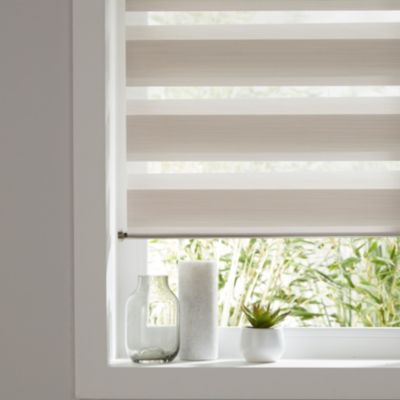 Store enrouleur jour/nuit Colours Kala beige 90 x 180 cm