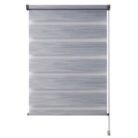 Store enrouleur jour/nuit Colours Kala gris 60 x 240 cm