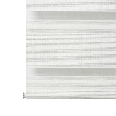 Store enrouleur jour / nuit Elin ligné blanc et gris l.55 x H.180cm Colours