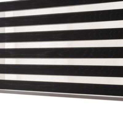 Store enrouleur jour/nuit Keston pose facile noir L.180 x l.80cm GoodHome