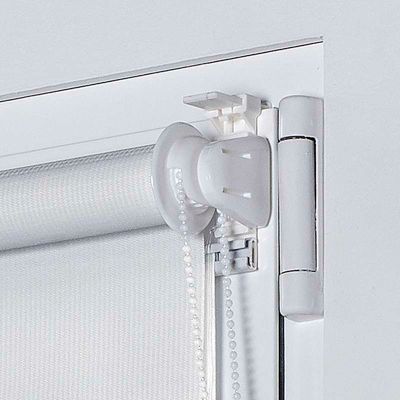 Store Enrouleur Jour Nuit sans perçage EasyFix Blanc 90 x 180 cm
