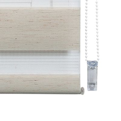 Store Enrouleur Jour Nuit sans perçage EasyFix Lin 45 x 180 cm